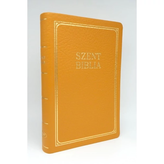 Nagy Biblia Exclusive - Mustár bőr (marha bőr + díszdoboz)