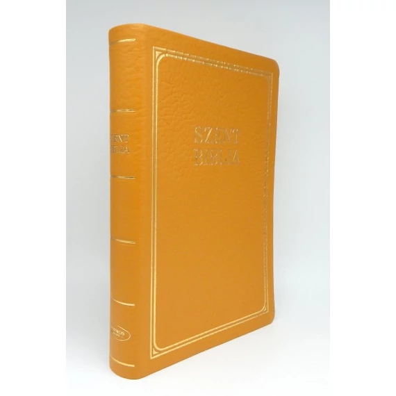 Nagy Biblia Exclusive - Mustár bőr (marha bőr + díszdoboz)