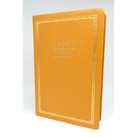 Nagy Biblia Exclusive - Mustár bőr (marha bőr + díszdoboz)