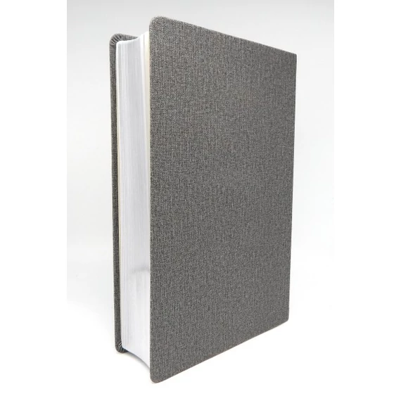 Nagy Biblia - Szürke Textil Mintás