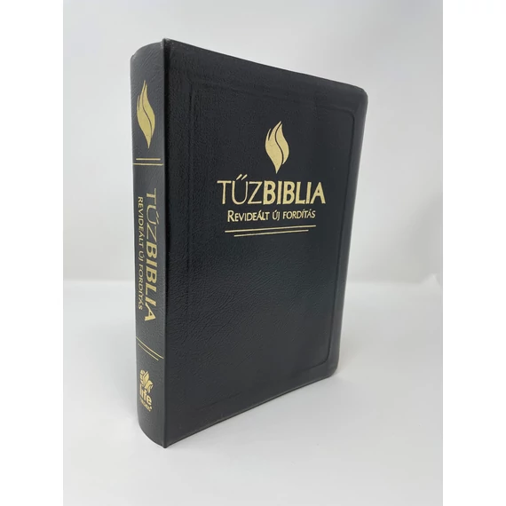 Tűzbiblia bőrkötés (szögletes gerinccel) - Magyarázatos Biblia a Revideált Új Fordítás szövegével